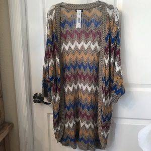 New Directions Long Cardigan - Size Large